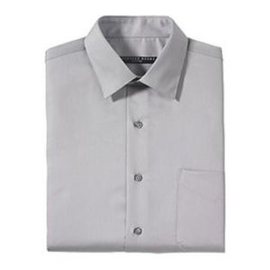 Geoffrey Beene Dress Shirt Grey Size: 22 37-38